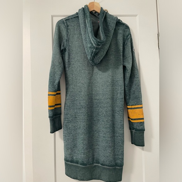 Superdry green hooded dress - Picture 2 of 3